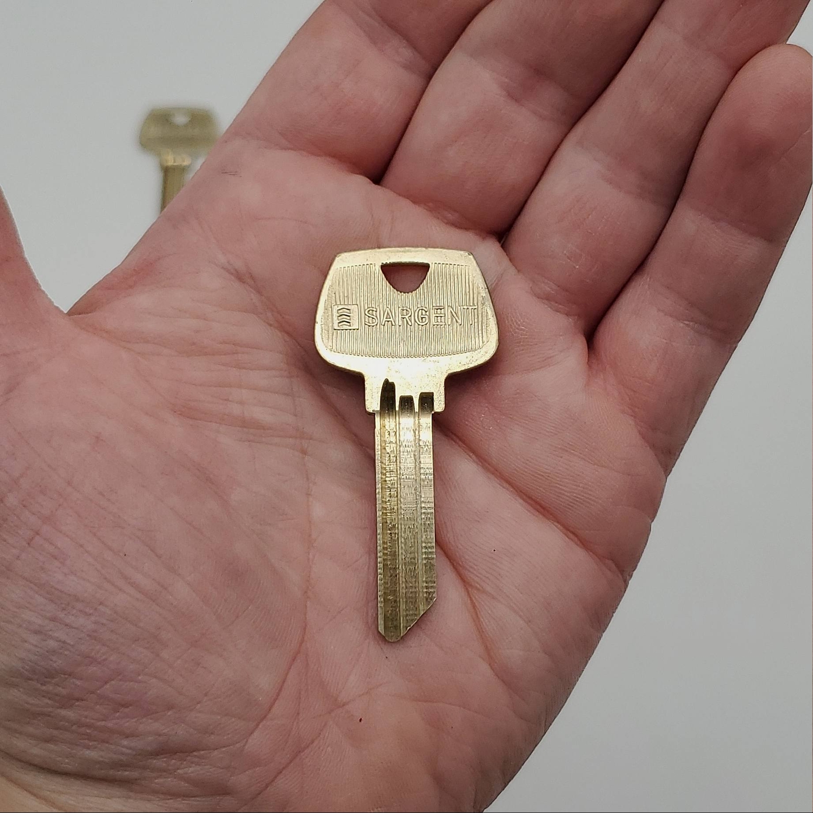 5x Sargent 6270 Key Blanks RHM Master Keyway Nickel Silver 6 Pin NOS