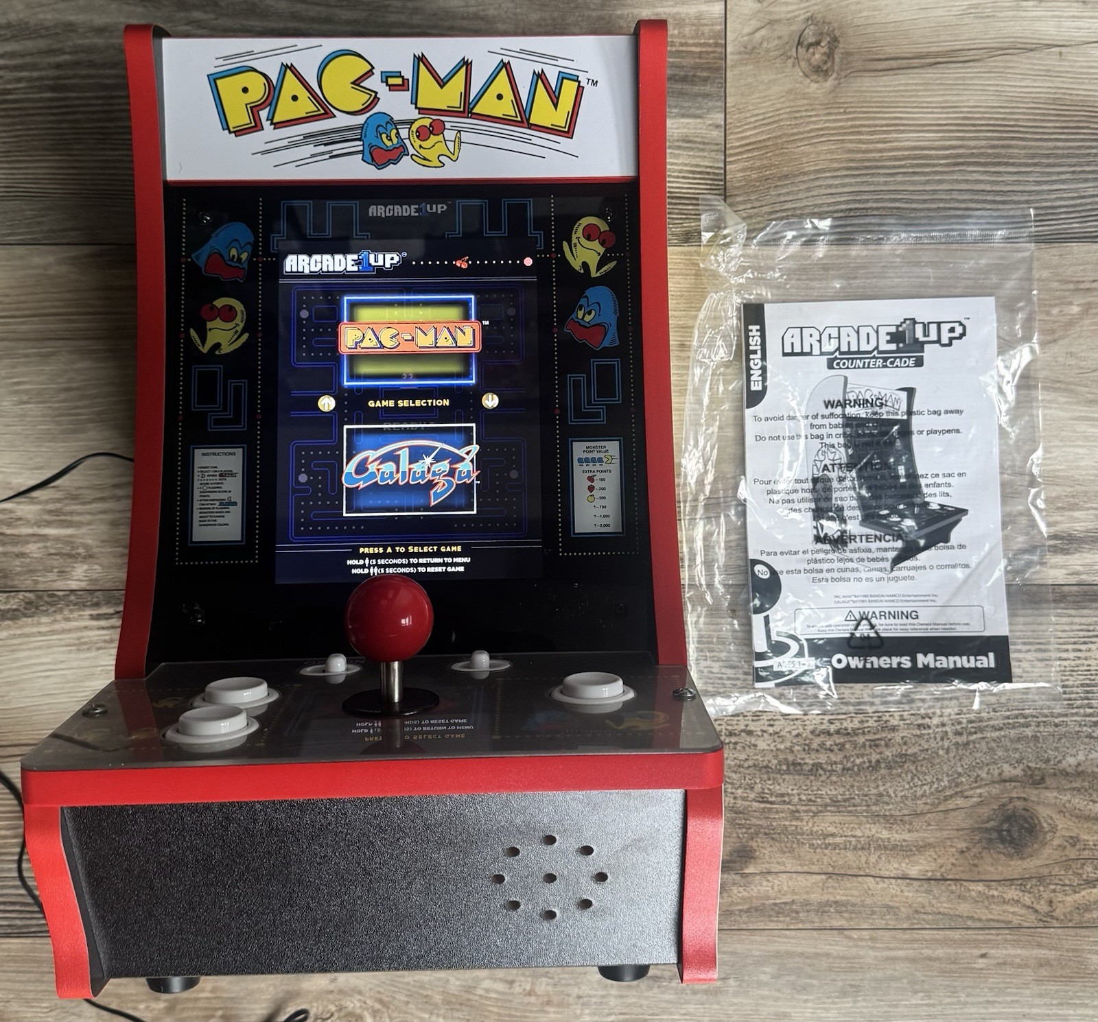 Pac-man Arcade1up 7427 / 2019 Tabletop Counter-Cade Arcade Machine 🌟 EXCELLENT!