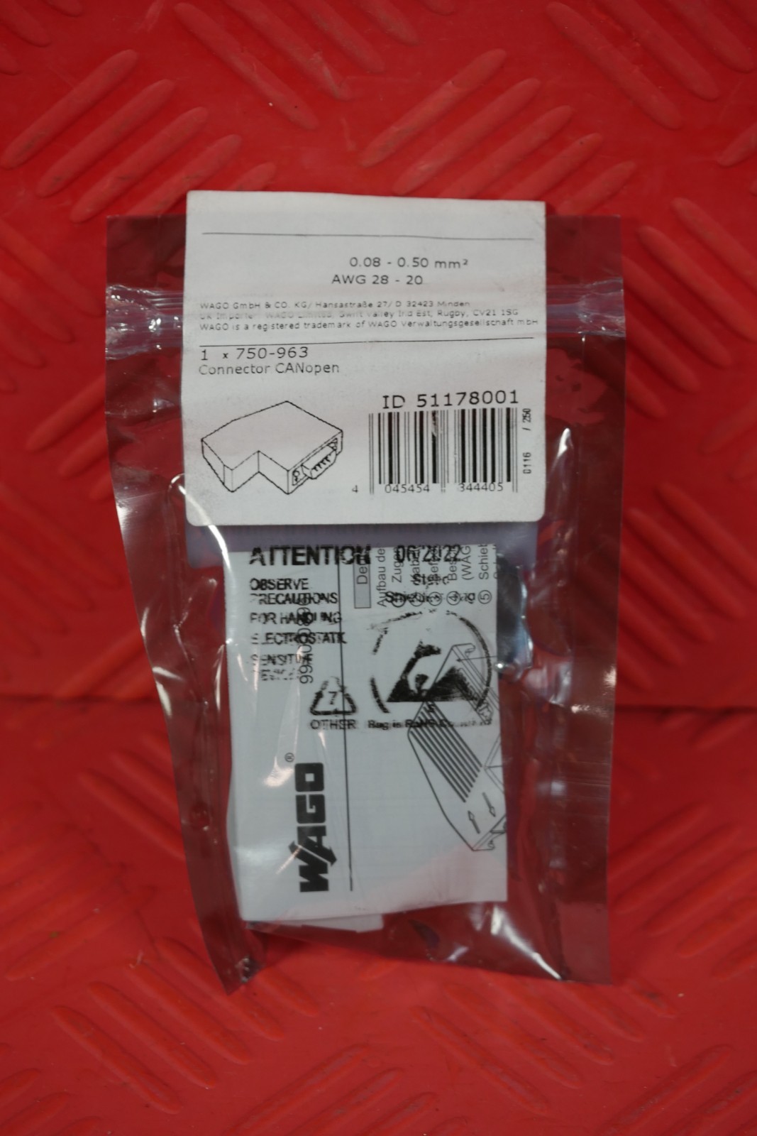 WAGO 750-963 Connector Canopen NEW immediately available