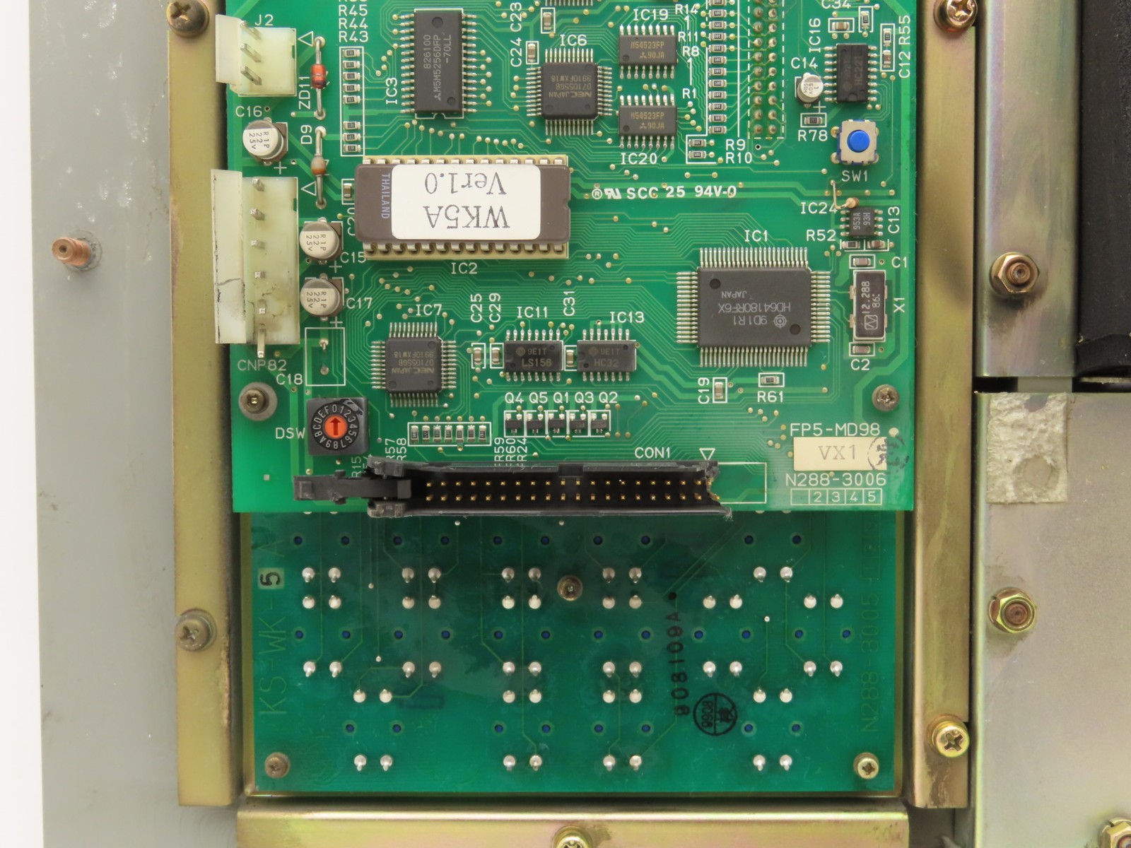 Mitsubishi BG513B088H02 CNC HMI Controller Panel Push Button EX8 Die Sinker