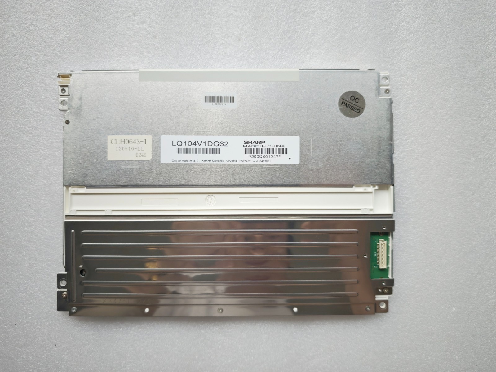 10.4-inch LQ104V1DG62 640*480 LCD Display Panel For SHARP,with 180 days warranty