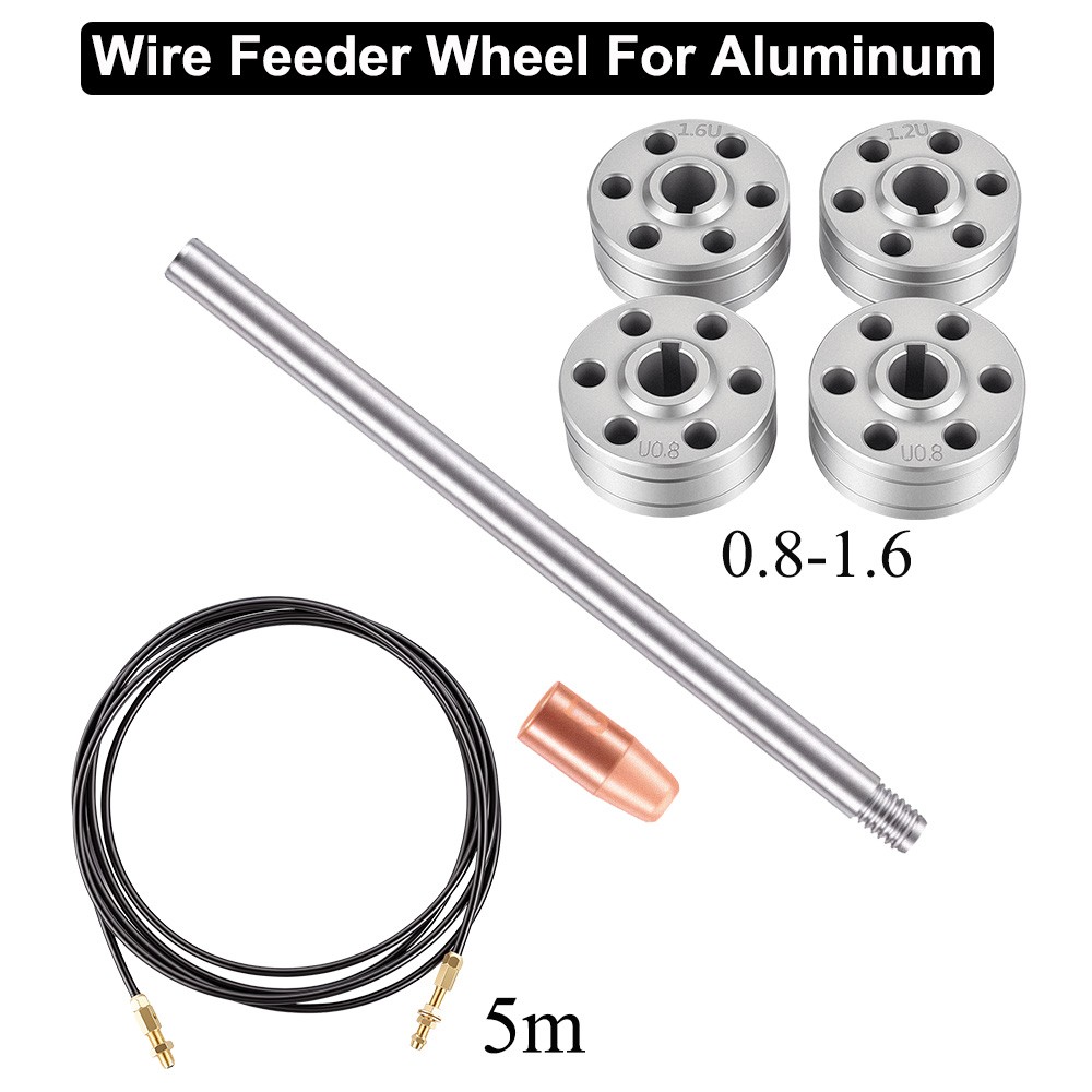 0.8-1.6mm U Wire Feeder Kits For Aluminum Wire Feeder Tube Welding Feed Roller