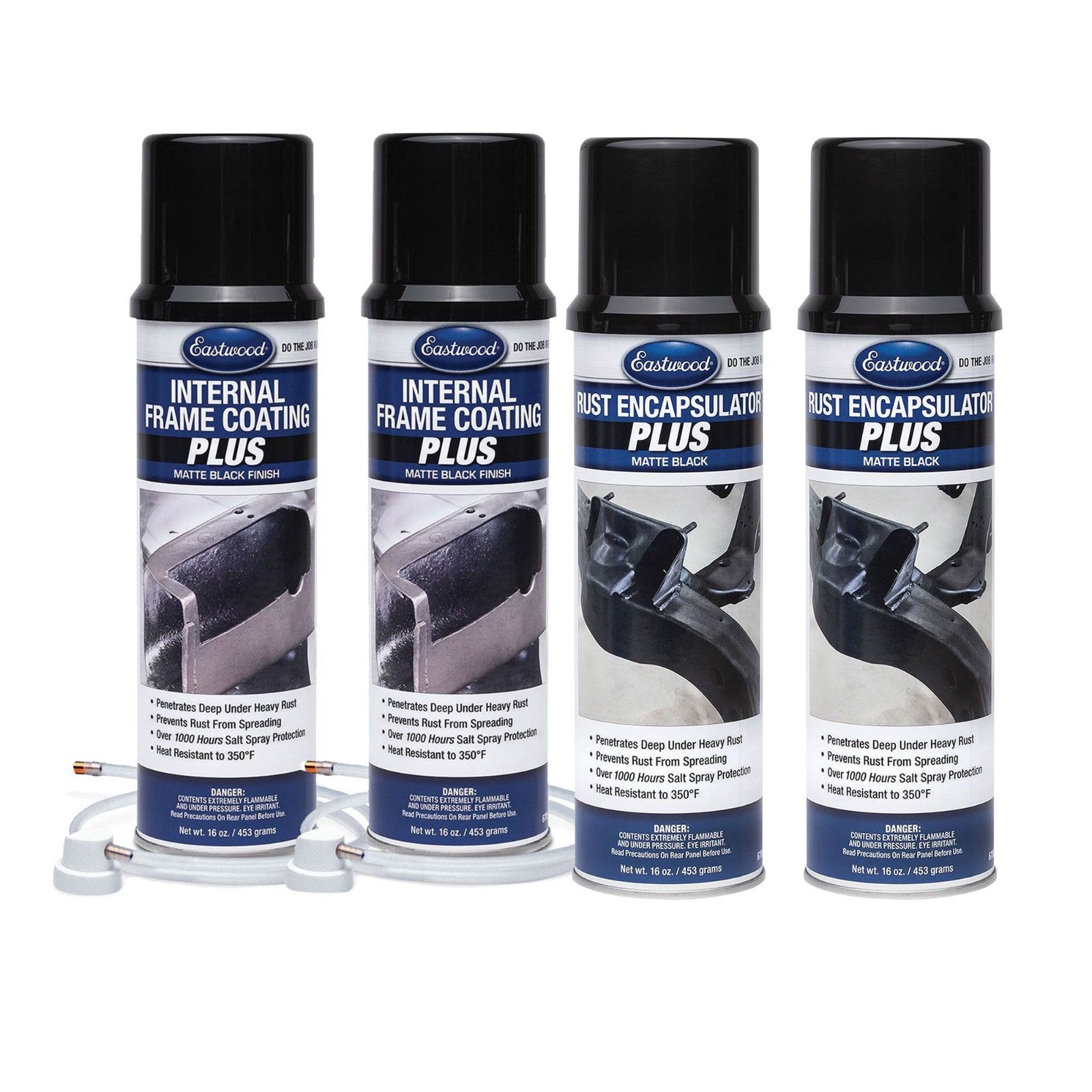 Eastwood Internal Frame Coating Plus Rust Encapsulator Plus Aerosol Chassis Kit