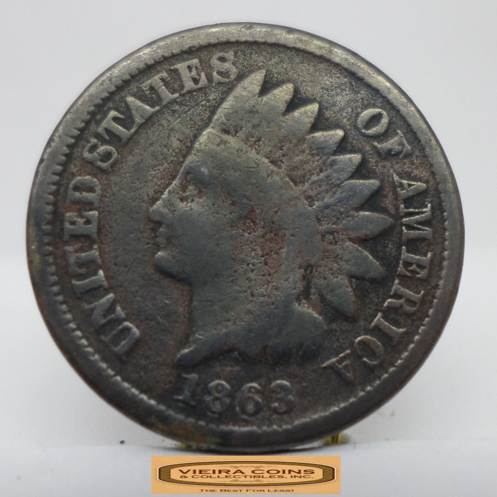 1863 Indian Head One Cent - #C51889NQ