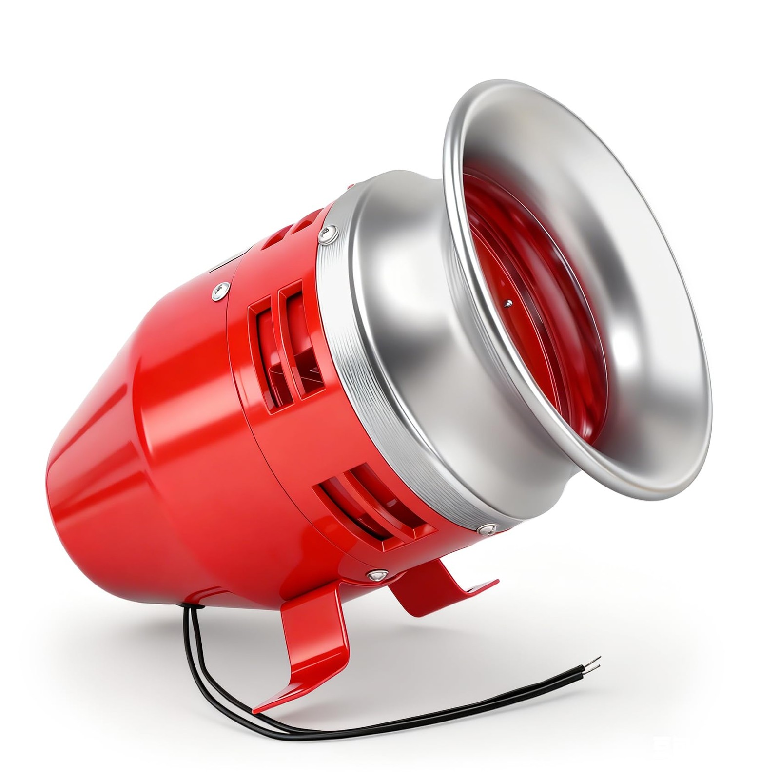 MS-390 110V AC 0.93A Motor Siren - 125dB Industrial Alarm with Metal Housing ...