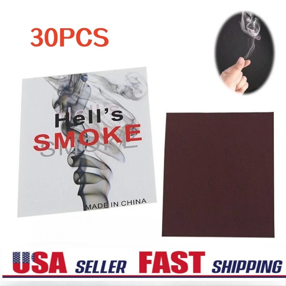 30 Packs Magic Props Fingers Smoke Production Set Hell's Smoke Magic Fantasy