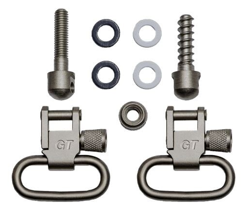 GrovTec US Machine Screw  Locking Swivel Set, 1in, Nickel, GTSW09