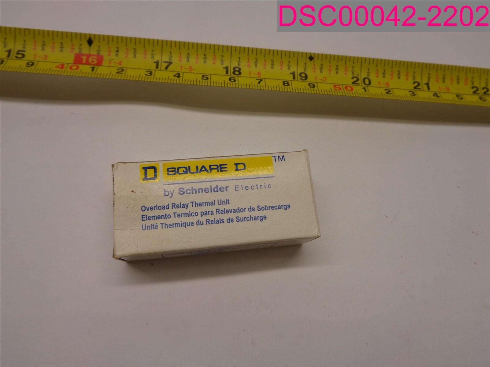 QTY=3; Square D Overload Relay Thermal Unit B1.45