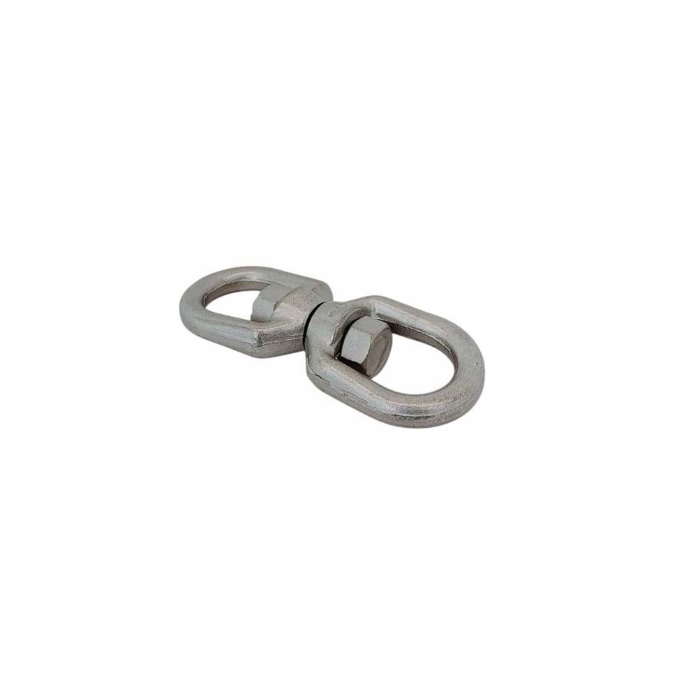 4 Pcs 316 Stainless Steel Drop Forged Mil-Spec 1/4" Eye Eye Swivel 900 Lb WLL