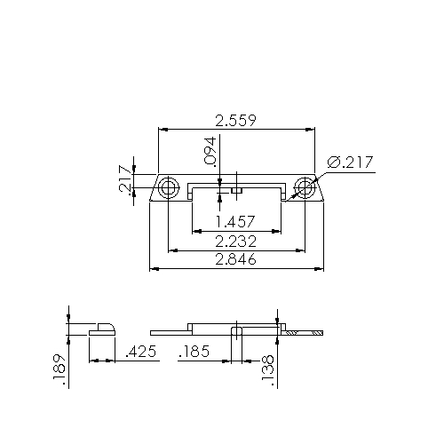 Window Sash Keeper 8262WHITE
