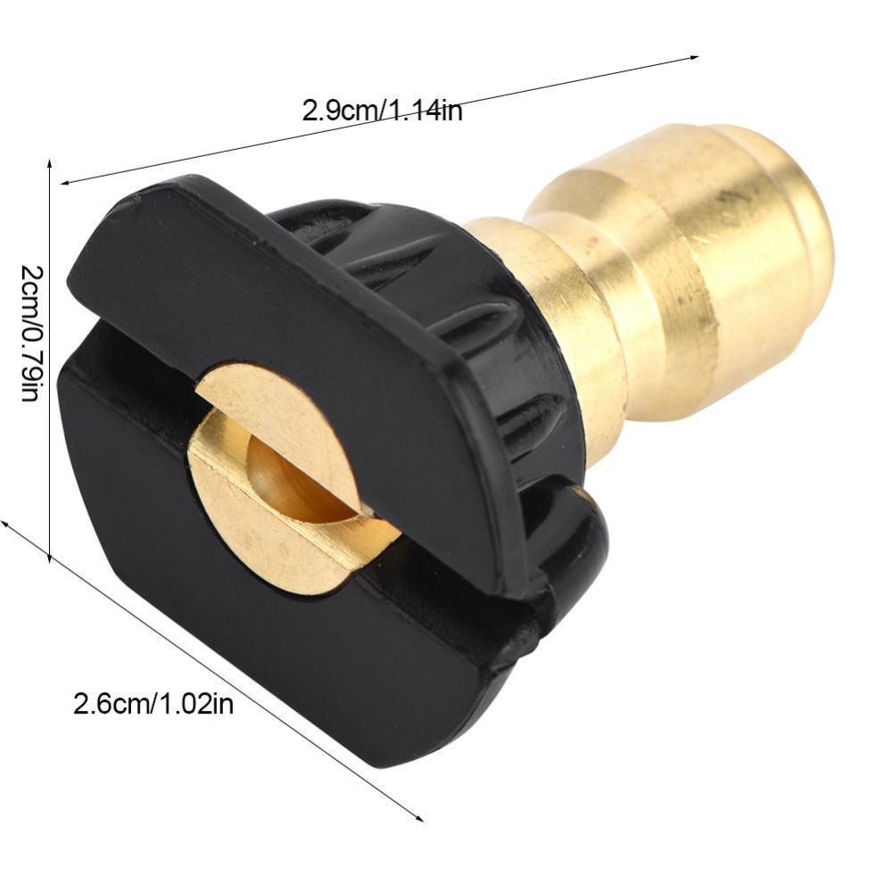 5pcs Pressure Washer Spray Tips Nozzles High Power Kit Quick Connect 1/4" Set