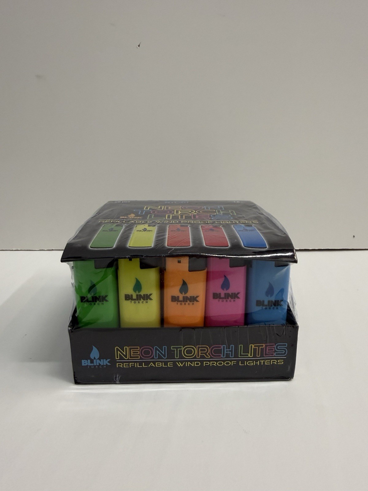Blink Lighters Neon Torch Lites Refillable - 50ct