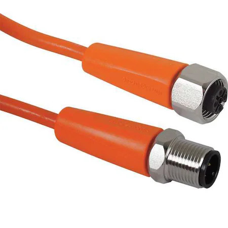 Ifm Evt044 Cordset, 5 Pin, Receptacle, Female