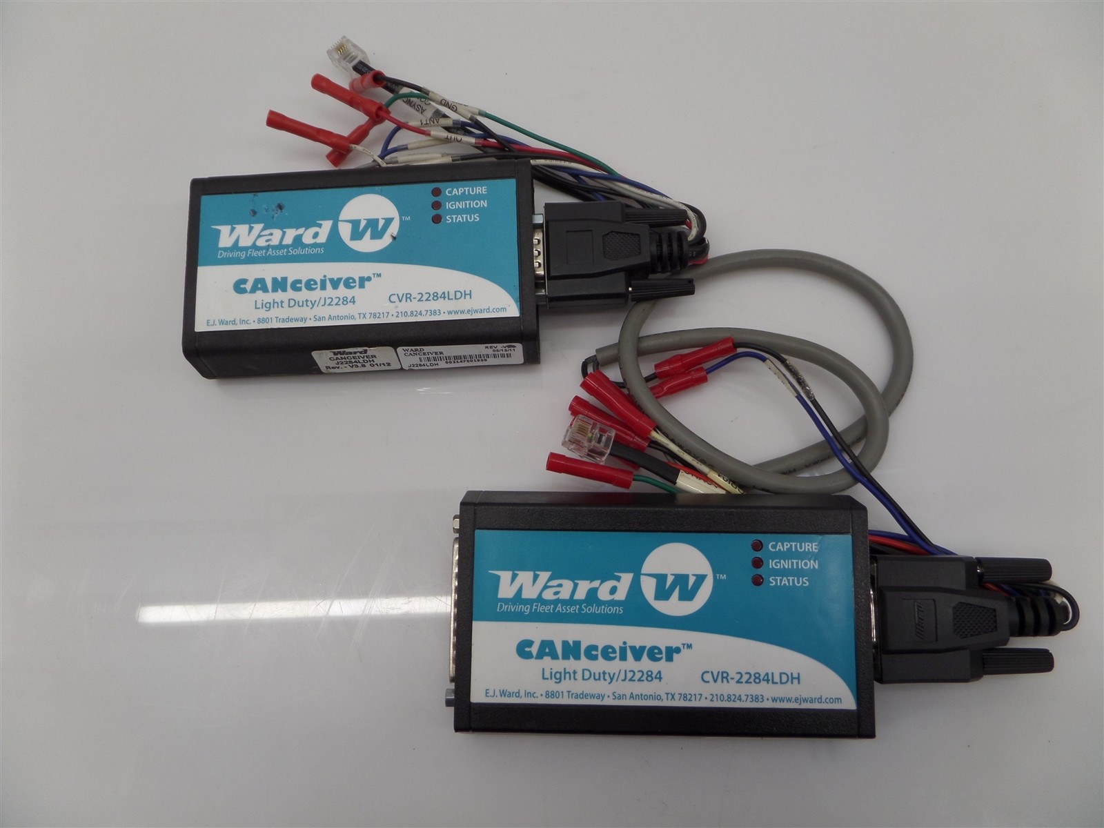 Lot of 2 - Ward CVR-2284LDH CANceiver Light Duty/J2284 Fleet Control System