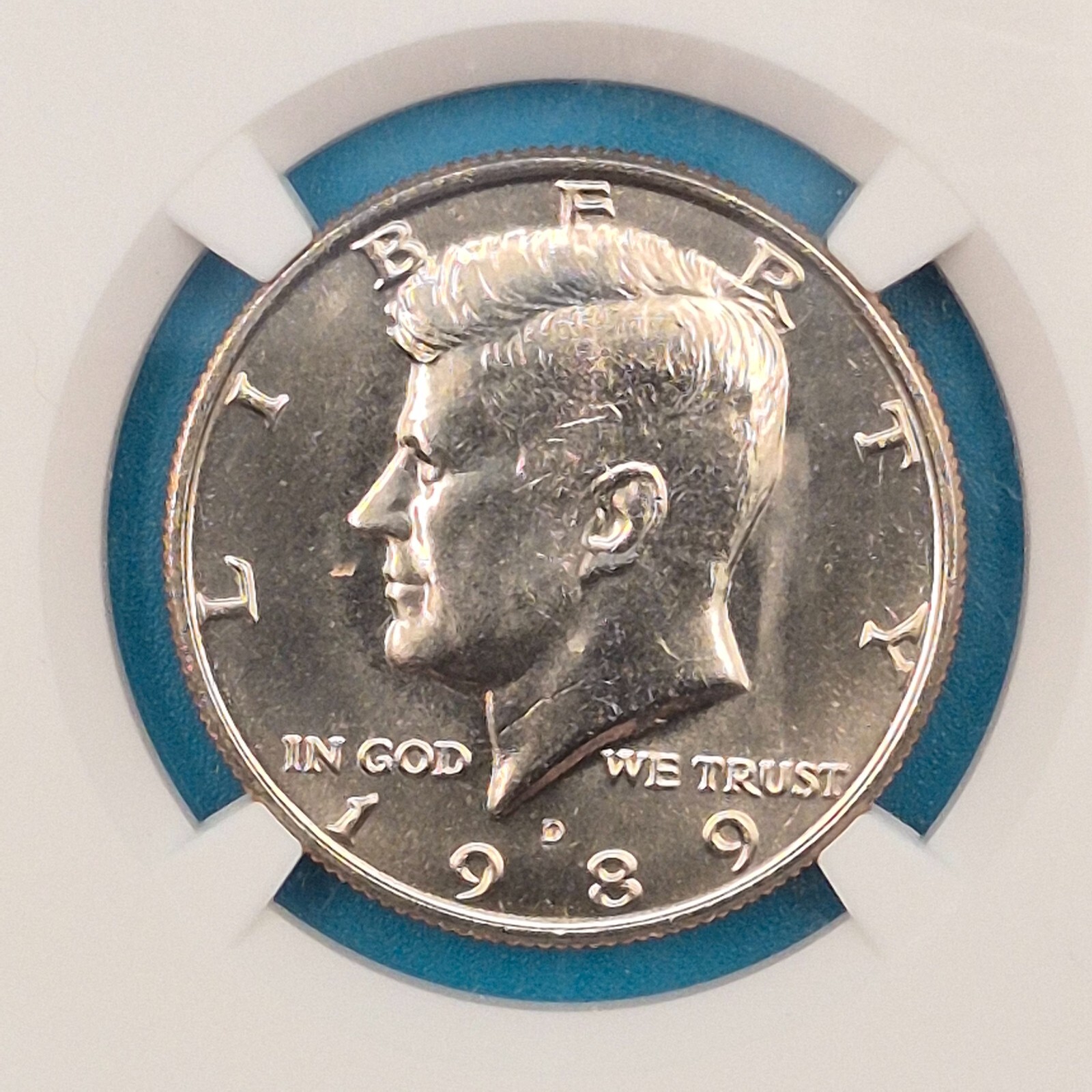 1989-D Kennedy 50c NGC MS 66