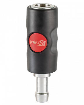 USI PREVOST PUSH-BUTTON COUPLER DISCONNECT 3/8" BODY, AUTOMOTIVE, 1/2" BARB
