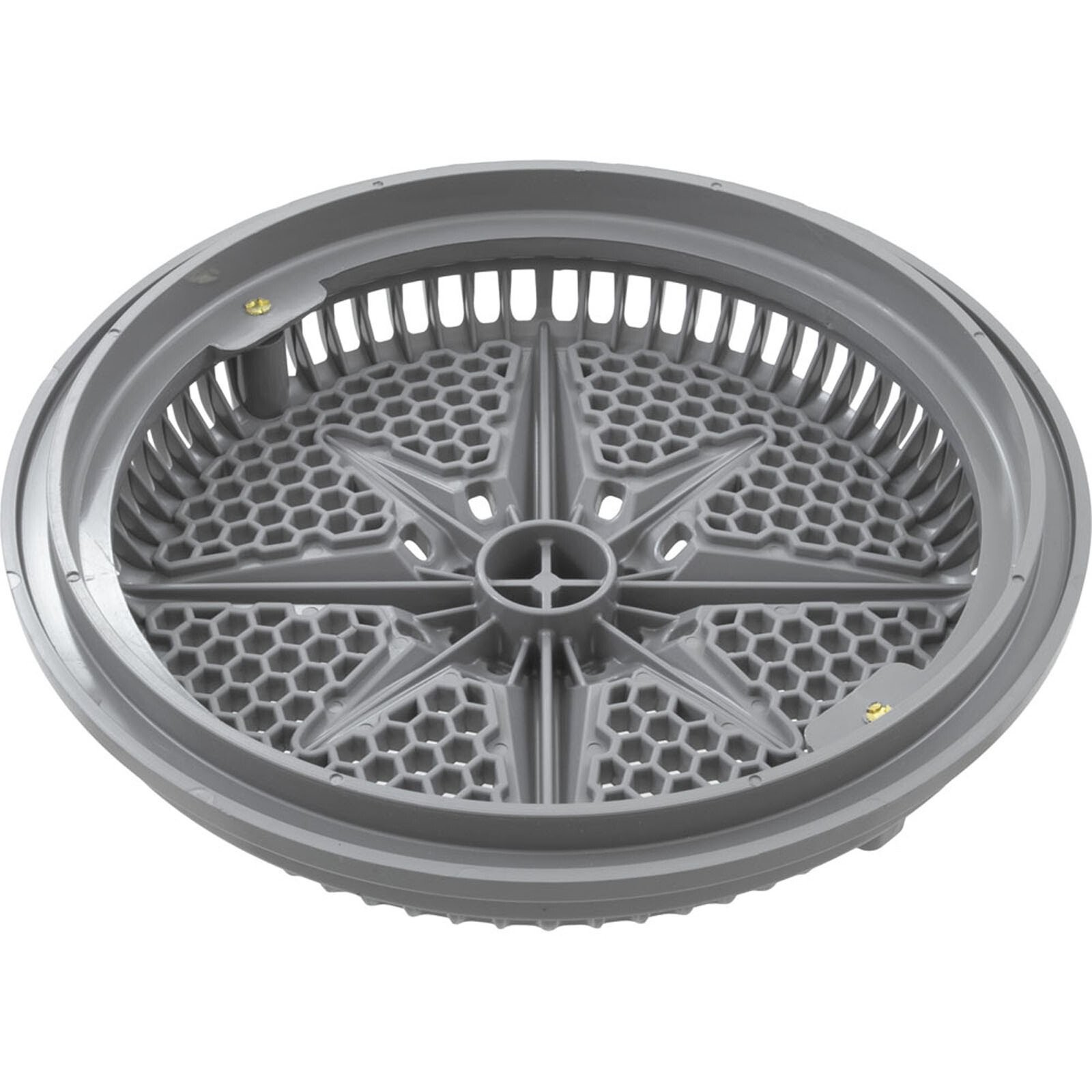 500147 Main Drain Grate, PentStarGuard, 8", 112gpm, Gray, qty 2, Short Ring