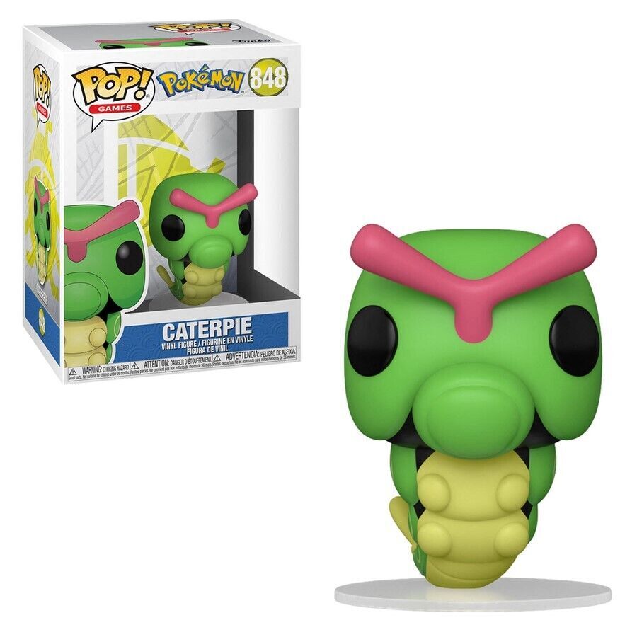 Pokemon Video Game Caterpie Vinyl POP! Figure Toy #848 FUNKO NEW IN BOX