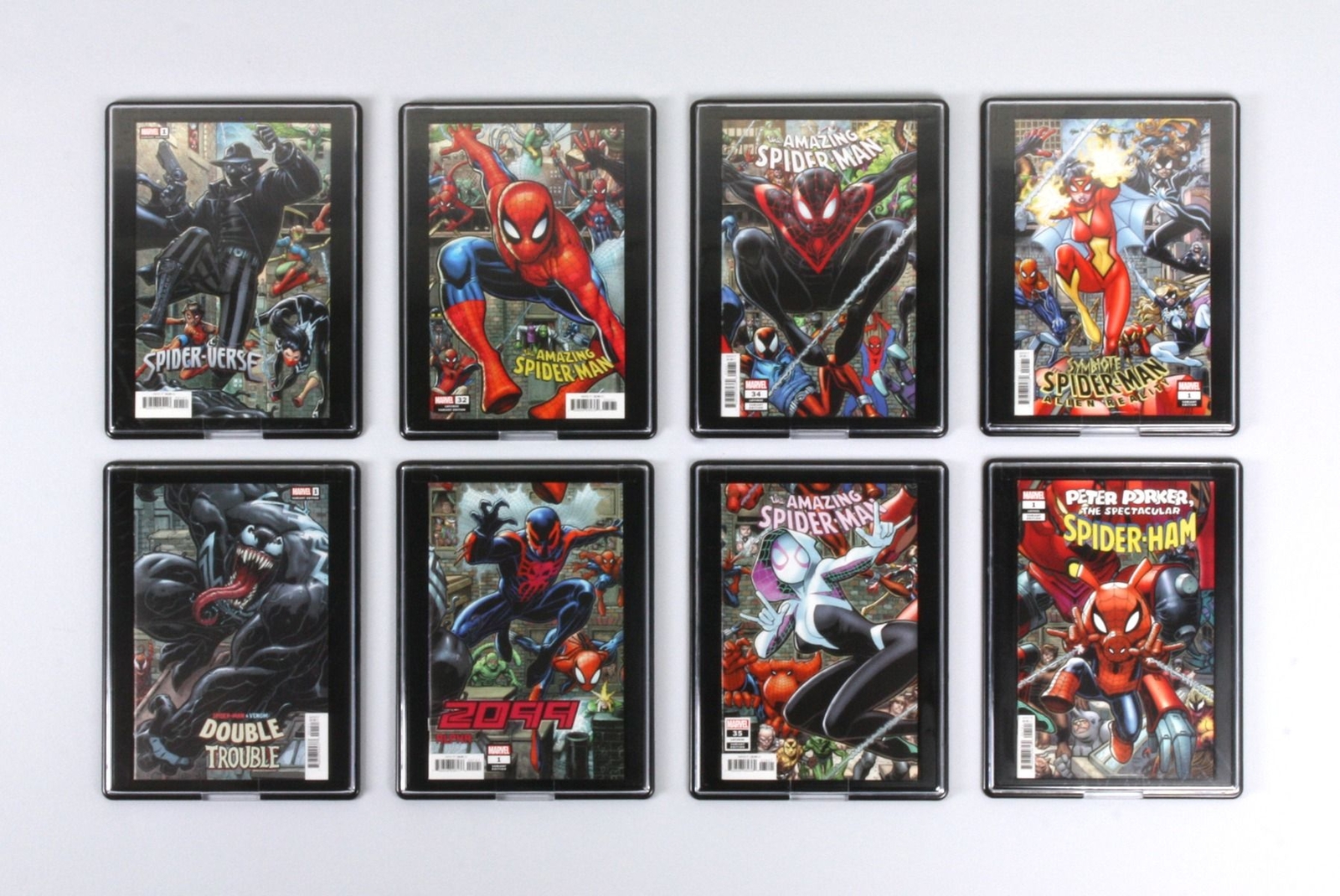 5 BCW Current Comic Book UV Resistant Black Showcases