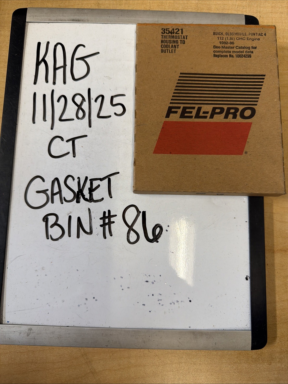 Fel-Pro Automotive Engine Water Coolant Outlet Gasket 35421 NOS