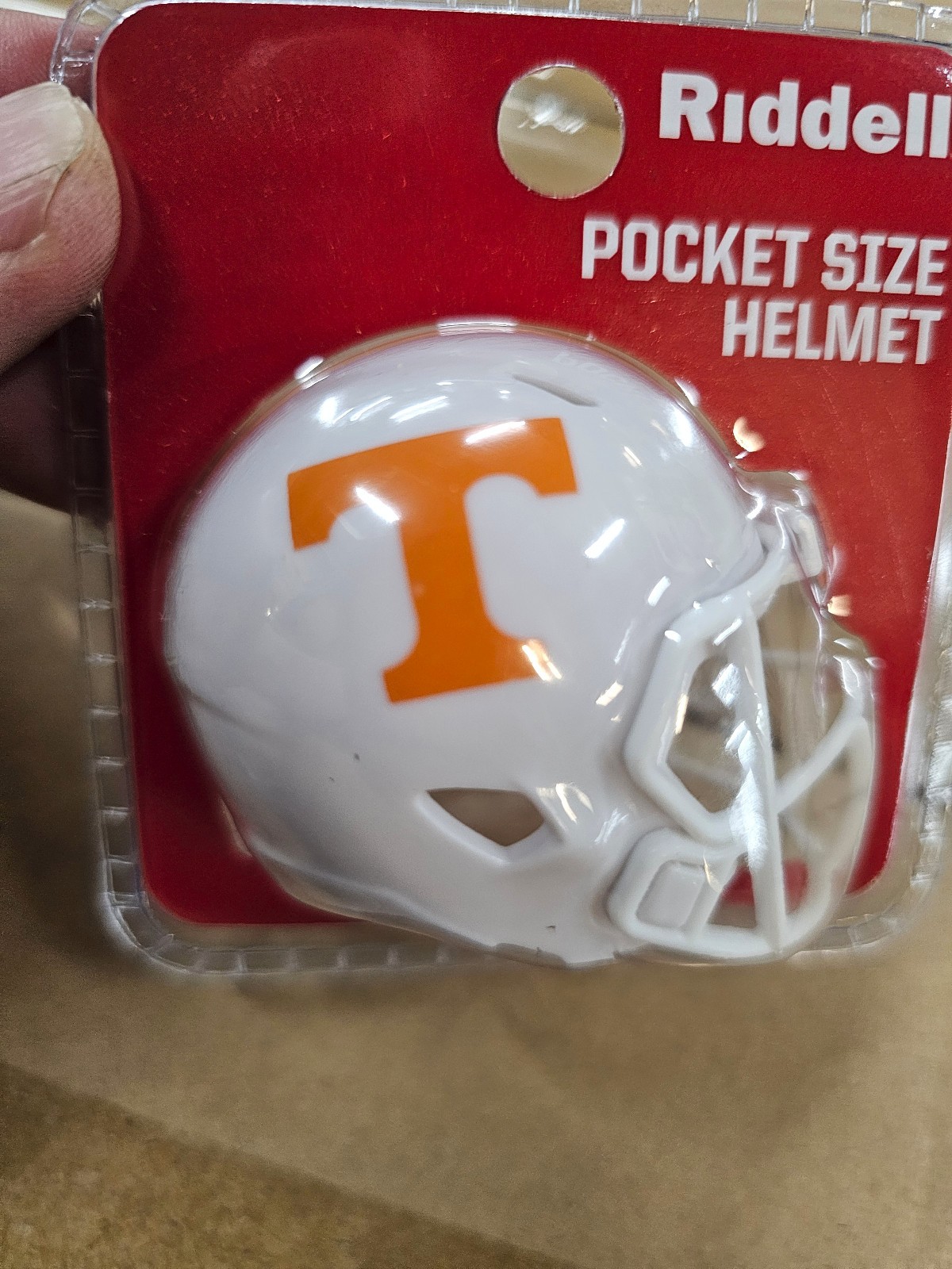 TENNESSEE VOLUNTEERS 2025 CLAM SHELL POCKET PRO FOOTBALL HELMET RIDDELL