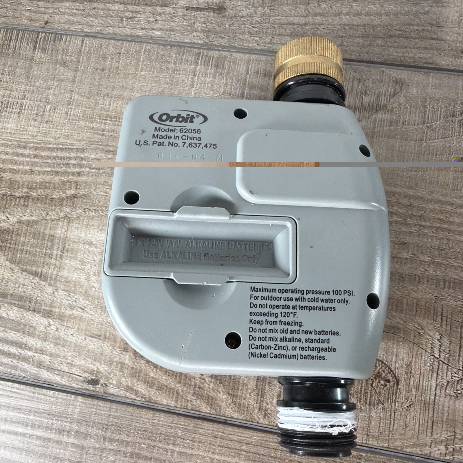 Orbit 62056 One Outlet Single-Dial Hose Faucet Timer