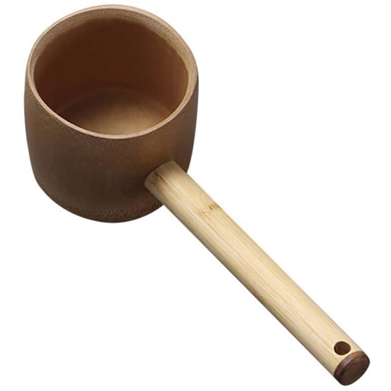 3x (Bamboo Water Scoop Ladder Tea Water Scoop Sc1110-