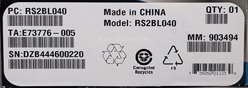 NEW Intel RS2BL040 6 Gbs PCIe SAS/SATA RAID Hard Drive Controller Card