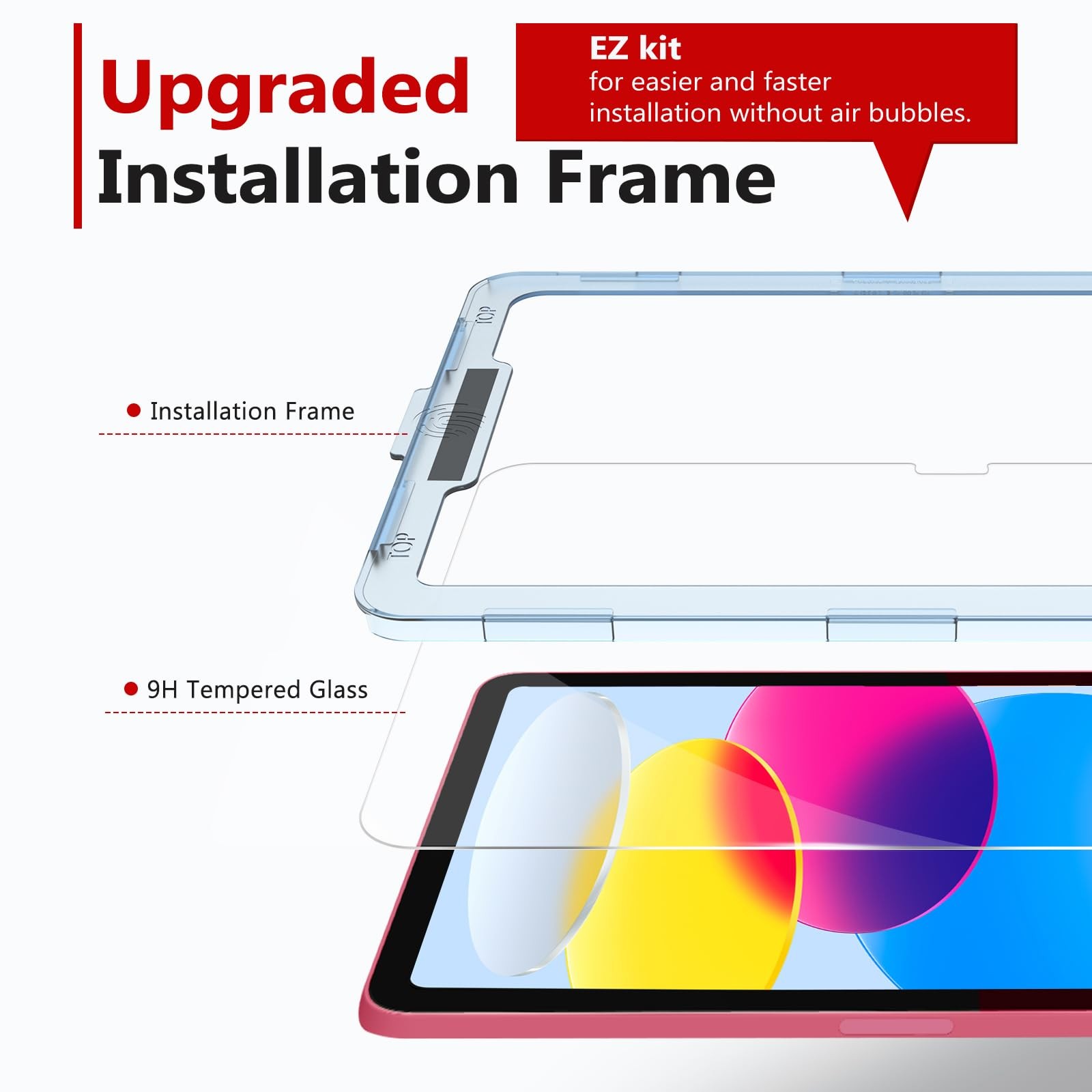 Screen Protector Compatible with iPad A16 11th/10th Generation 11/10.9 Inch, ...