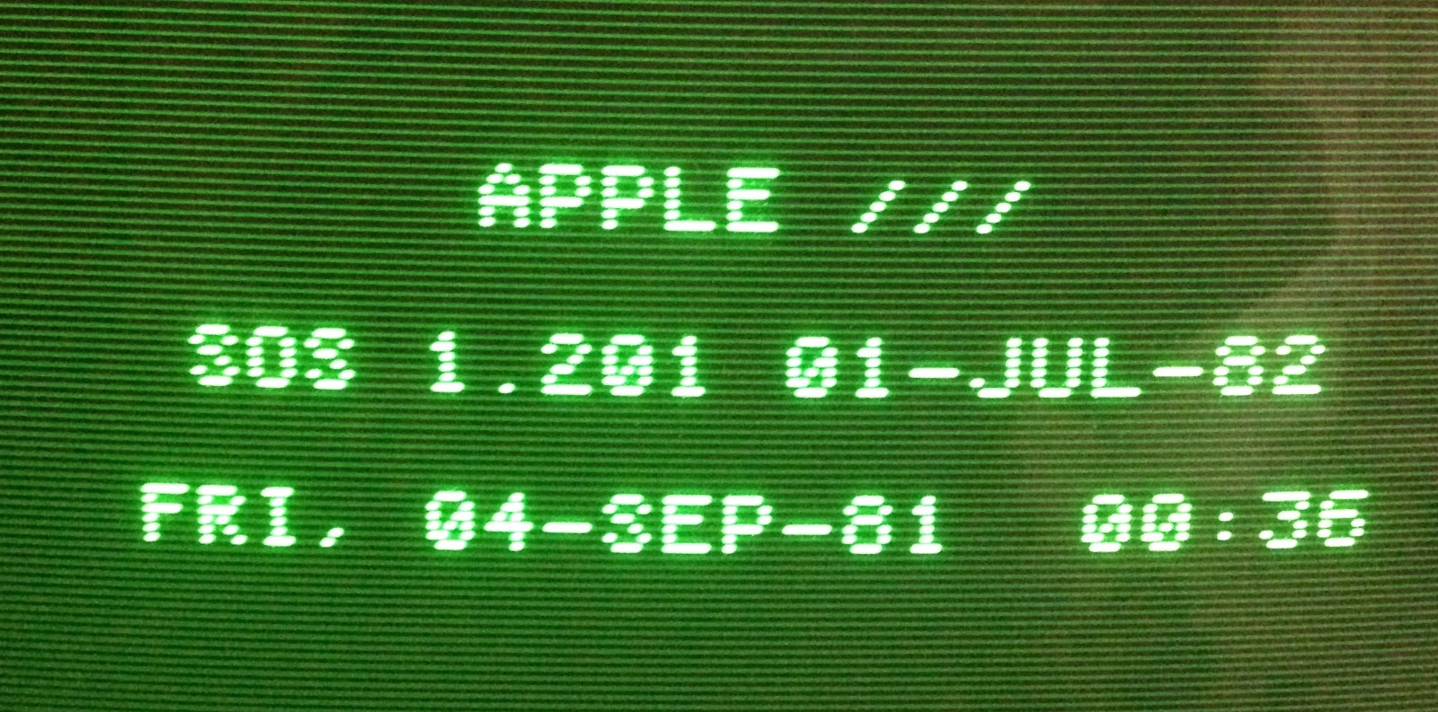 Auto Handling Diagnostics A01.00 / Apple III Home Computers