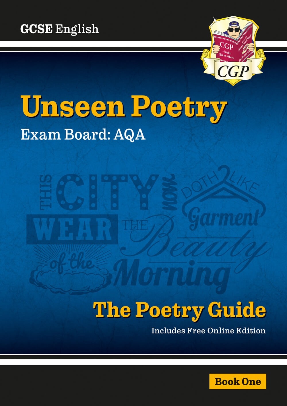 Brand New CGP GCSE English Lit AQA Unseen Poetry Guide Book 1 + online edition