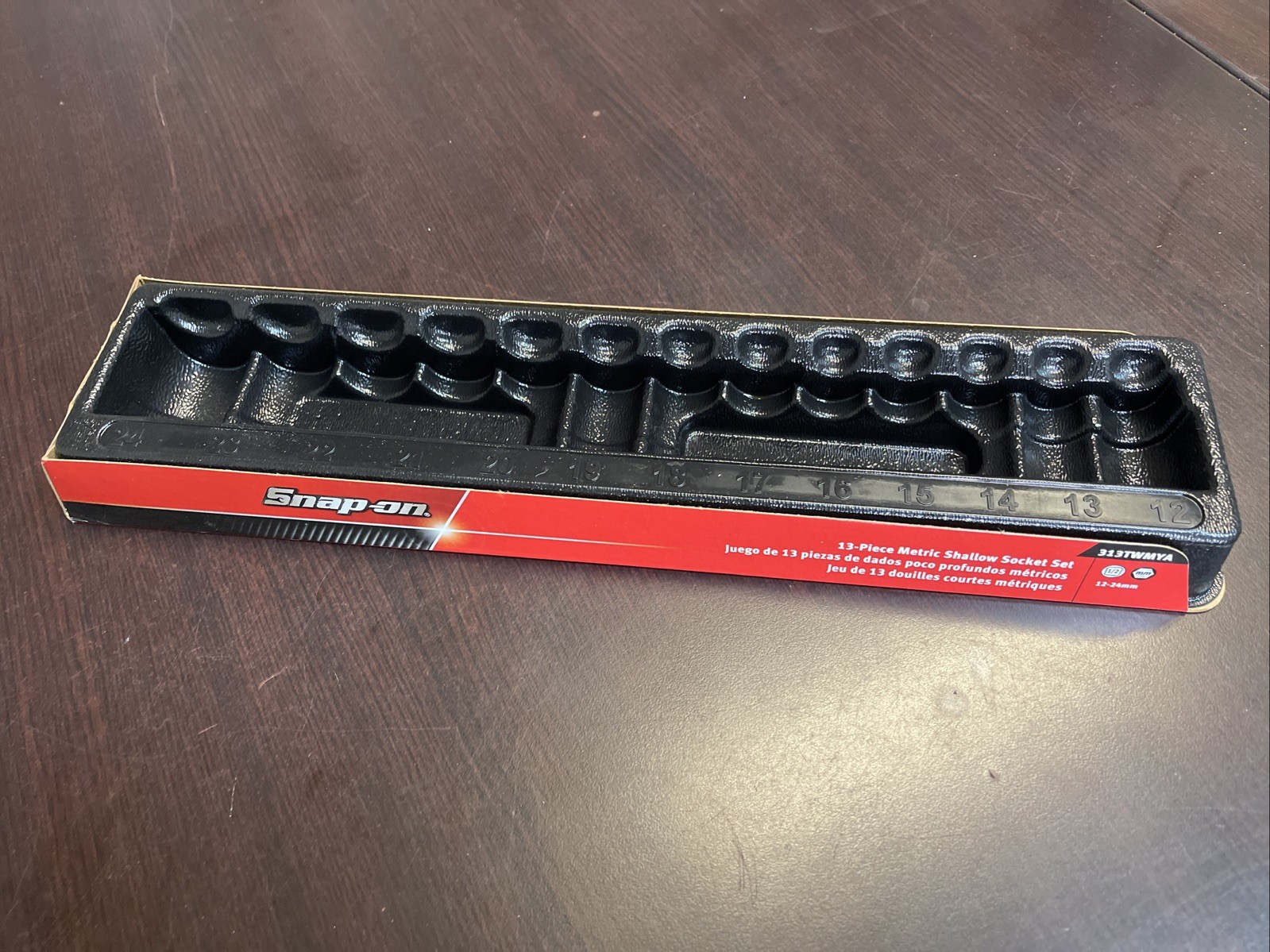 Snap On PAKTY171-Plastic Tray For 315TWMYA-1/2" Dr Metric Shallow Socket Set