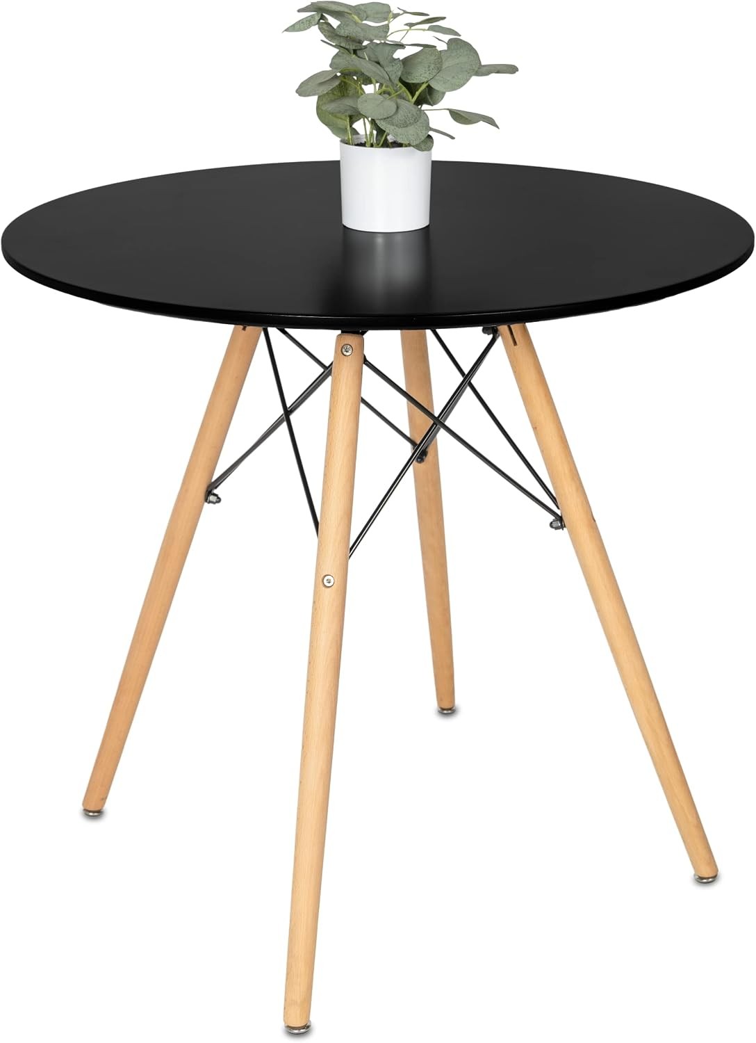 Mid Century Kitchen Dining Room Table - 47" x 27.5" (White)