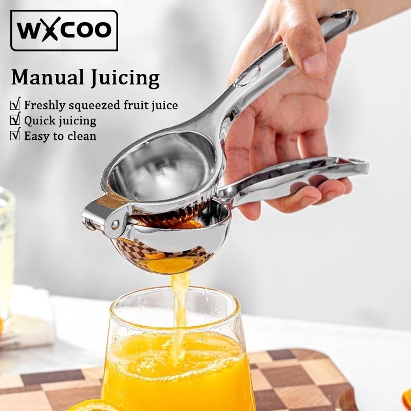 Stainless Steel Manual Lemon Squeezer Hand Press Juicer Orange Fruit Extractor