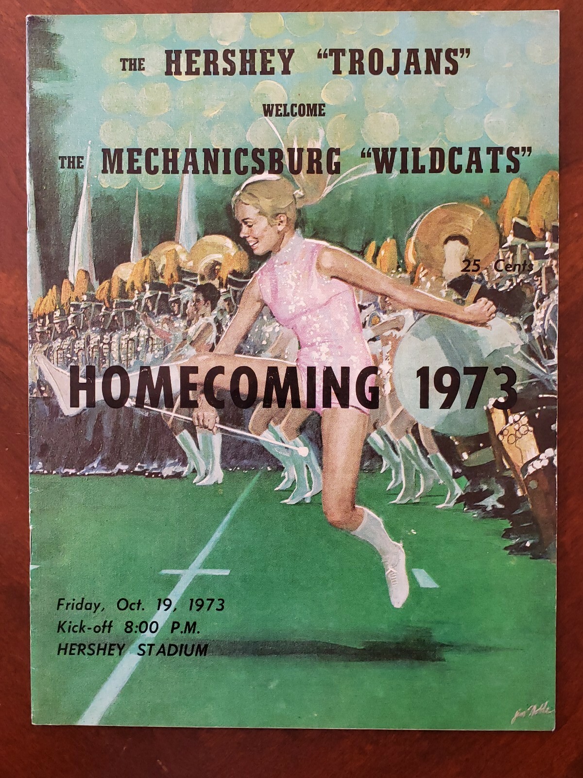 1973 Hershey Trojans vs. Mechanicsburg Wildcats PA High School Football Program