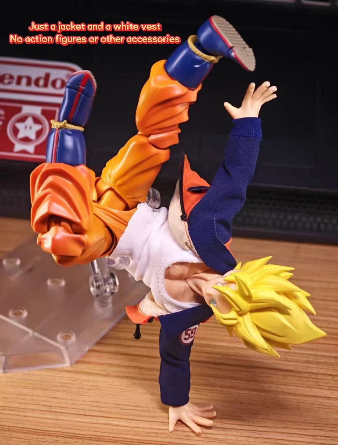 custom 1/12 shf full power goku Jacket Set（No Figure）