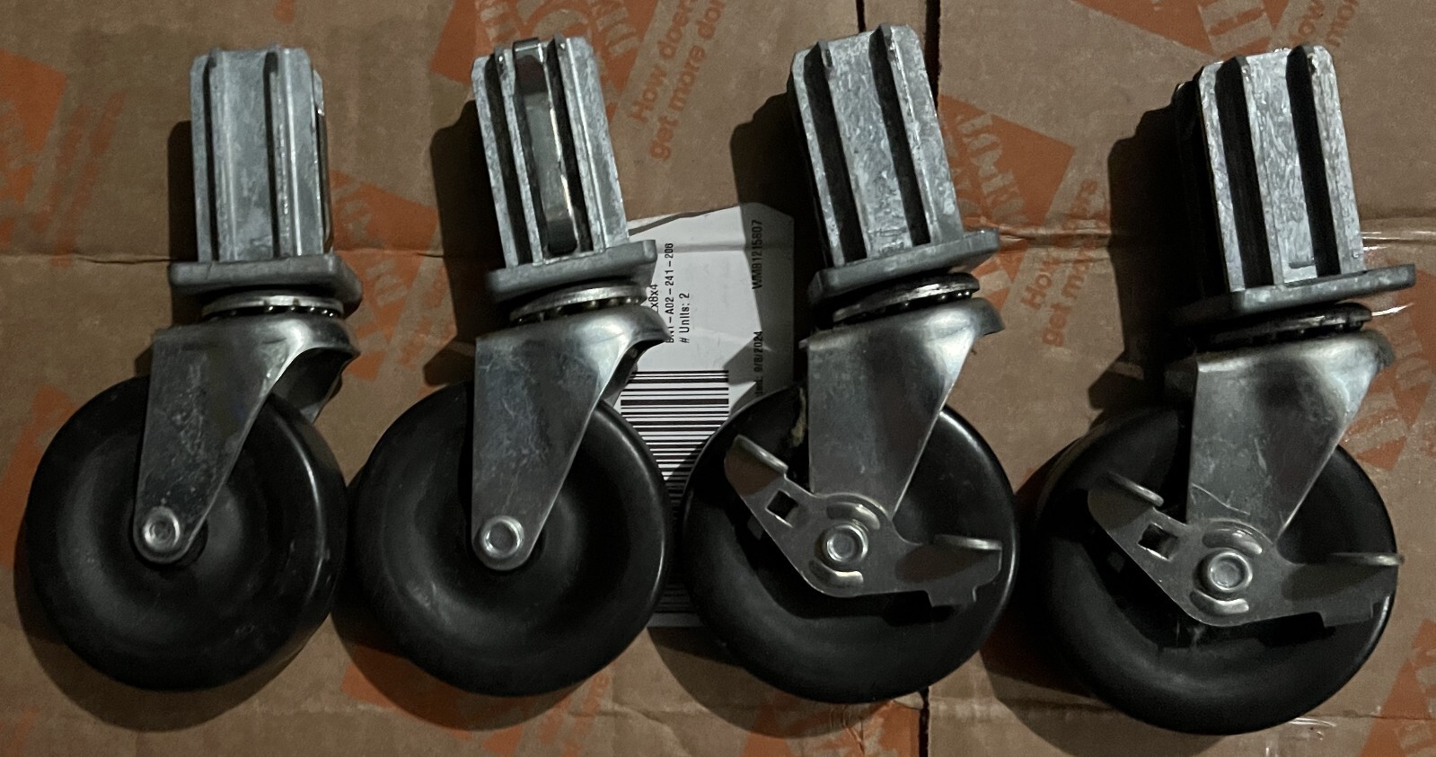 Invacare Moblielite Bed Casters - Part Number Unknown