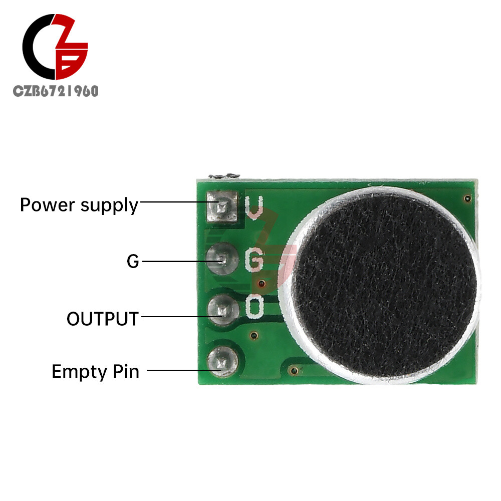 MAX9812L Electret Amplification Module Voice Module Mic Front Amplification 20dB