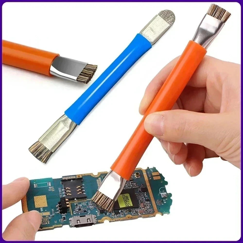 Anti Static PCB Cleaning Brush Double Head Safe Brush for Phone Repair Tools Kit