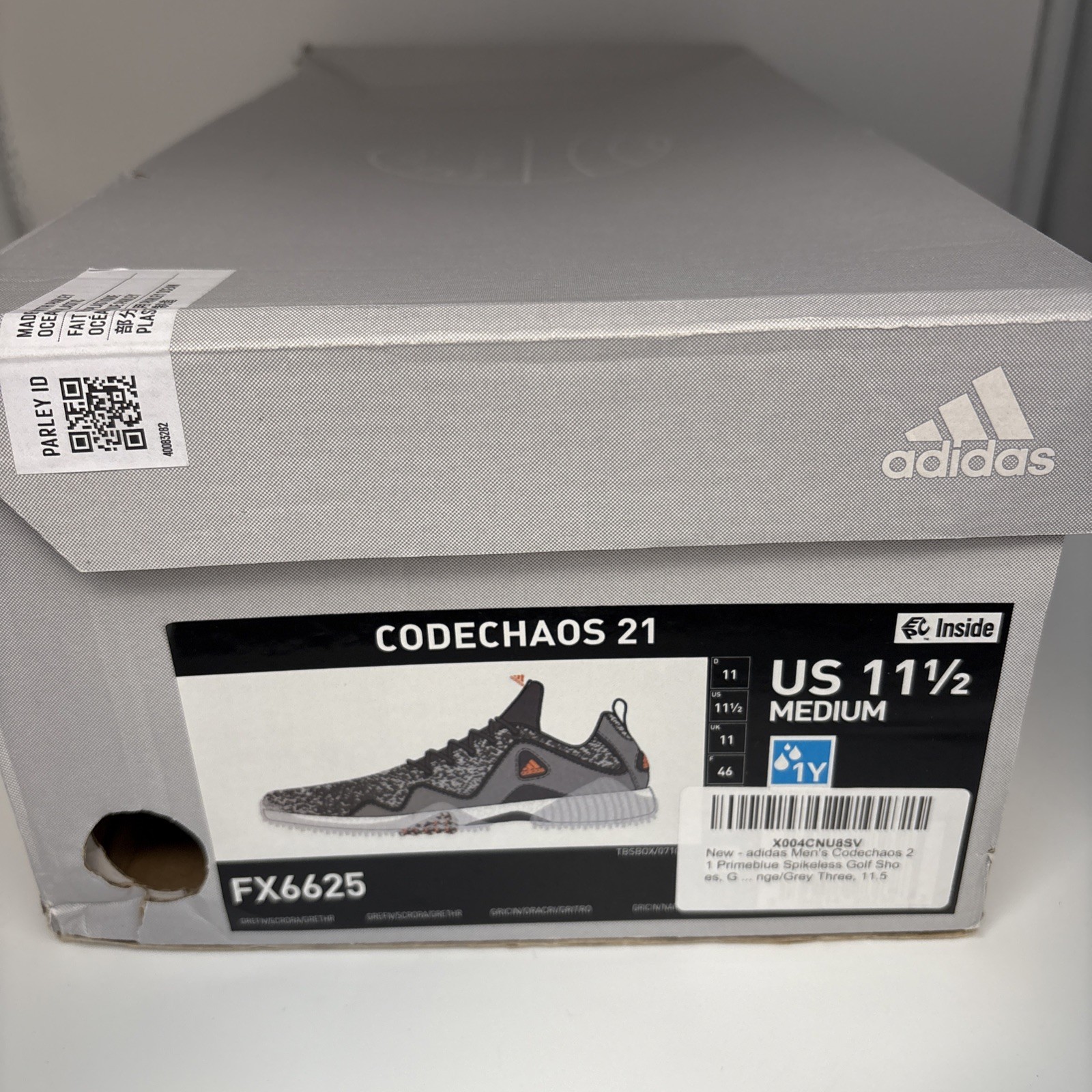 Adidas Code Chaso 21 Golf Shoes (FX6625) EUC Golf Shoes - Men's Size 11.5