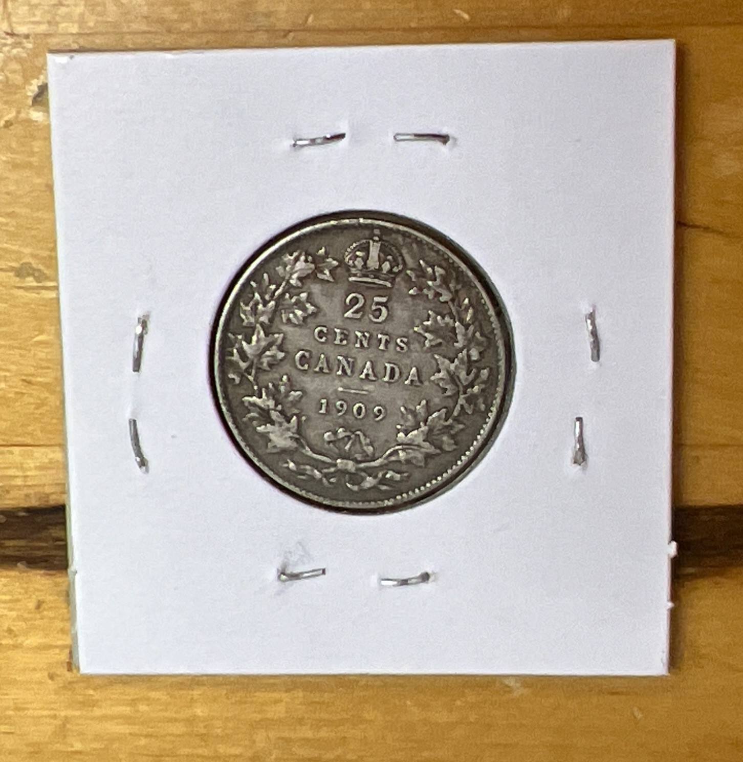 1909- Canada- Edward VII 25 Cents