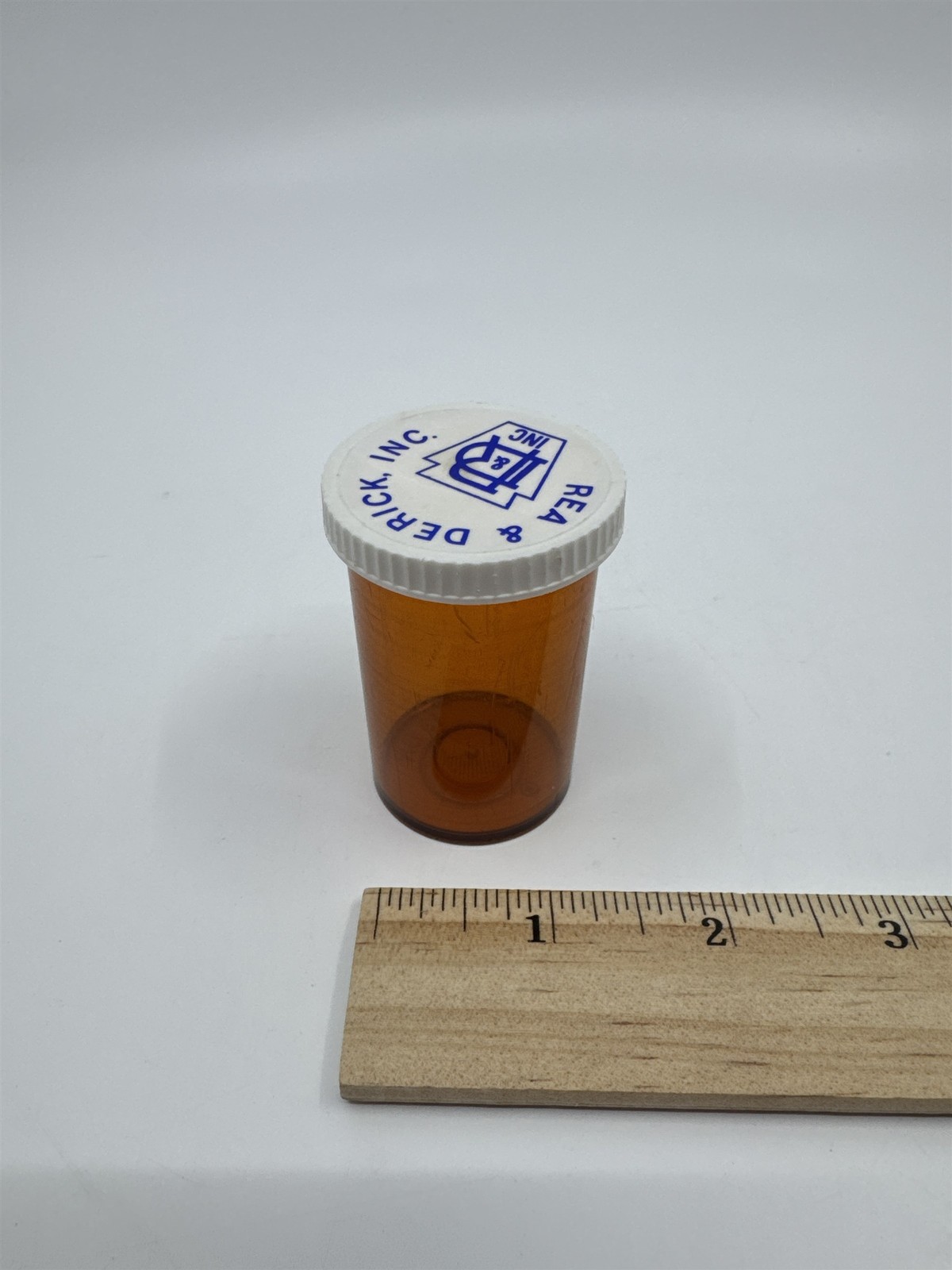Vintage Nostalgic Defunct Rea & Derick Empty Pill Bottle Organizer
