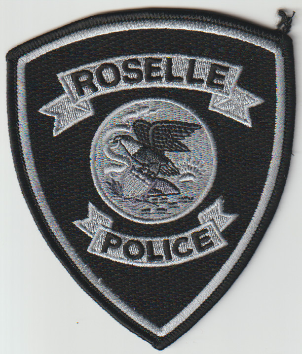 Roselle IL Police obsolete patch shipped from Australia