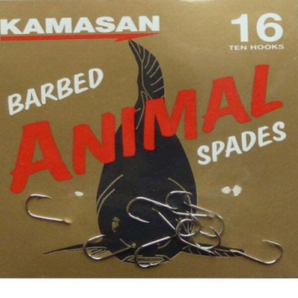 Kamasan Barbed Animal Spade End Hooks Size 10-20 (see full description below)