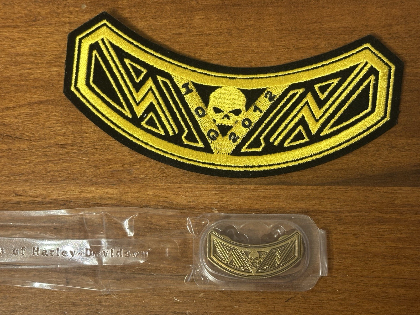 2012 Harley Davidson  HOG Patch And Pin
