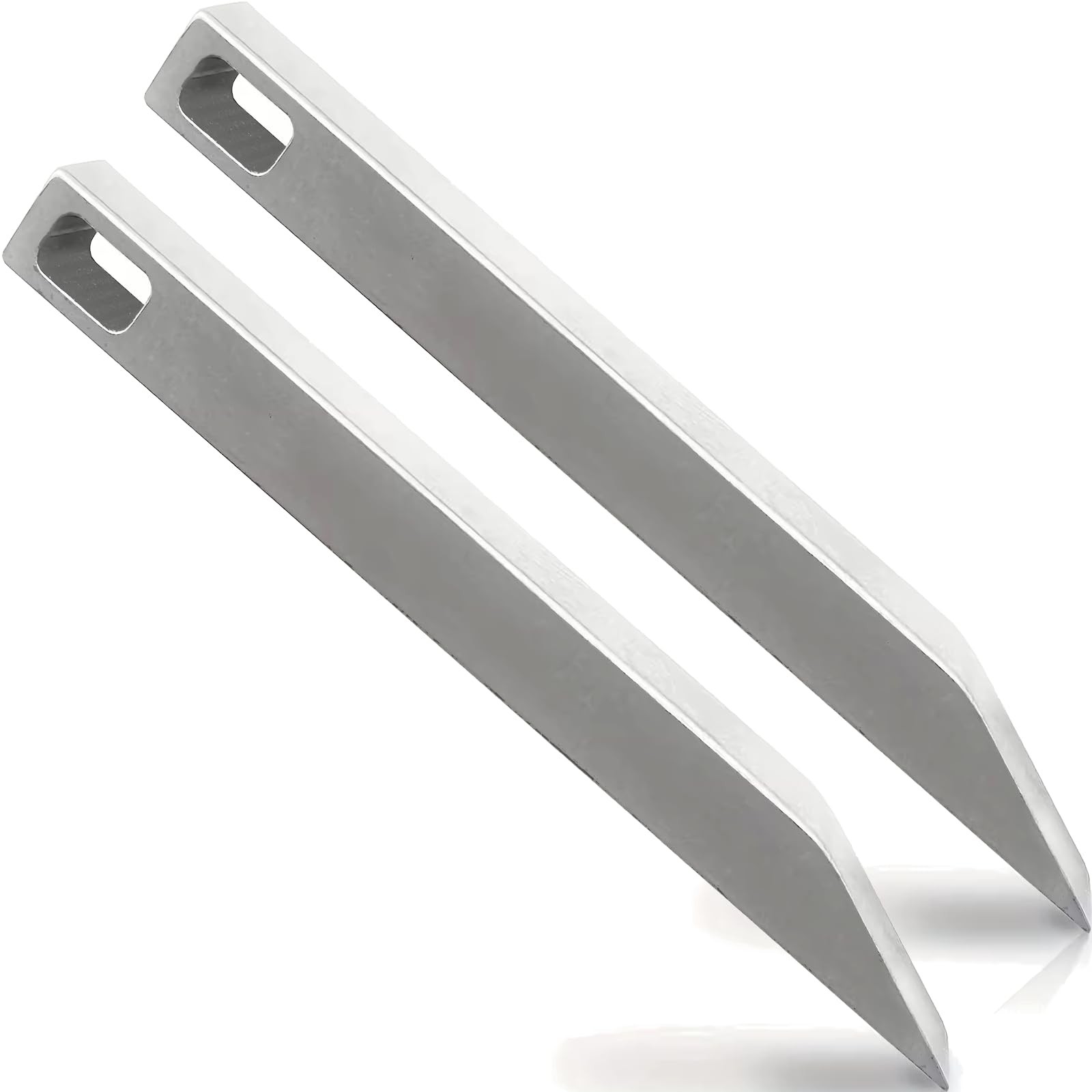 EDC Stainless Steel Pry Bar 2 Pack - Heavy Duty Mini Keychain Prybar - Mighty