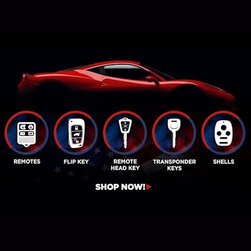 USA Remote CUTTING NOT REQUIRED - Key Fob Keyless Entry Remote Shell 1x Kit