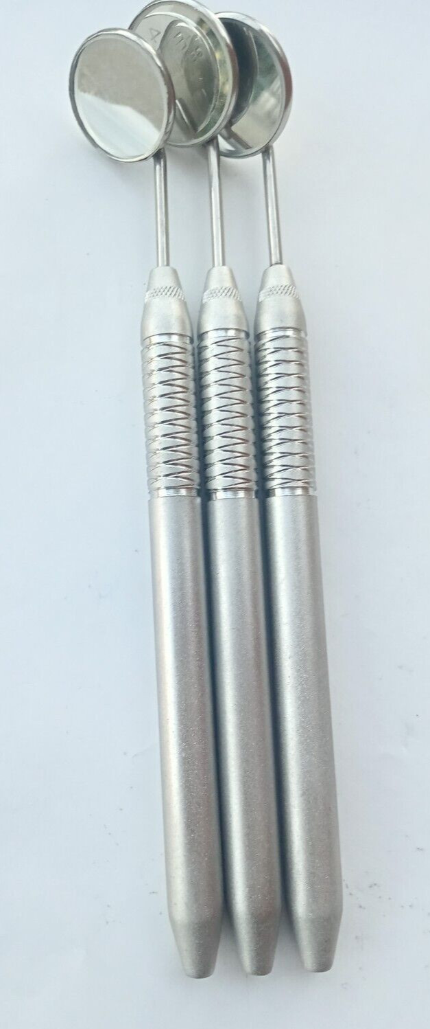 NEW 3 PCS Dental Mouth Mirror #5 Unique Hollow Handle Dental Instruments Dentist