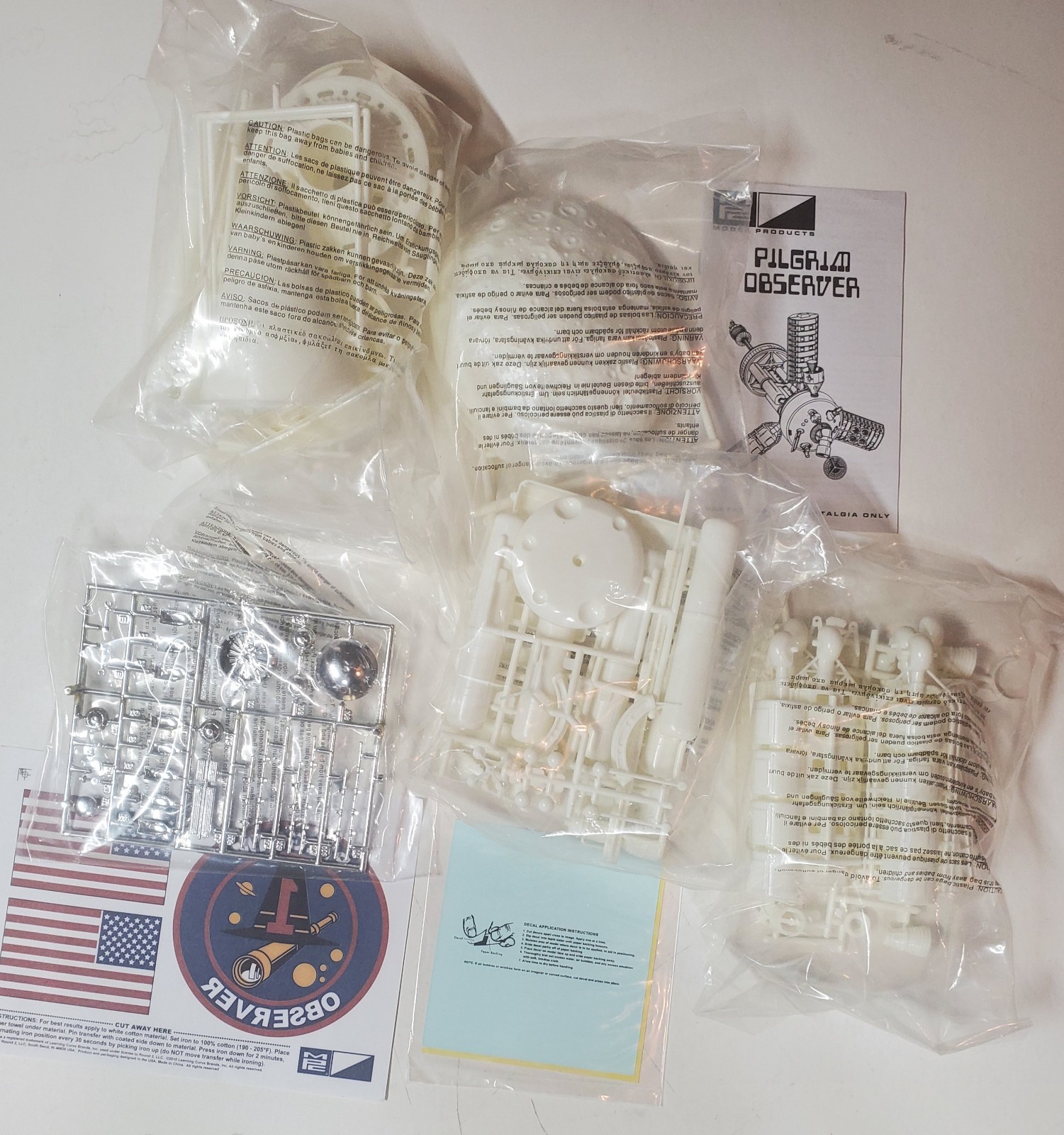MPC Pilgrim Observer Space Station 1/100 Scale Model Kit MPC713