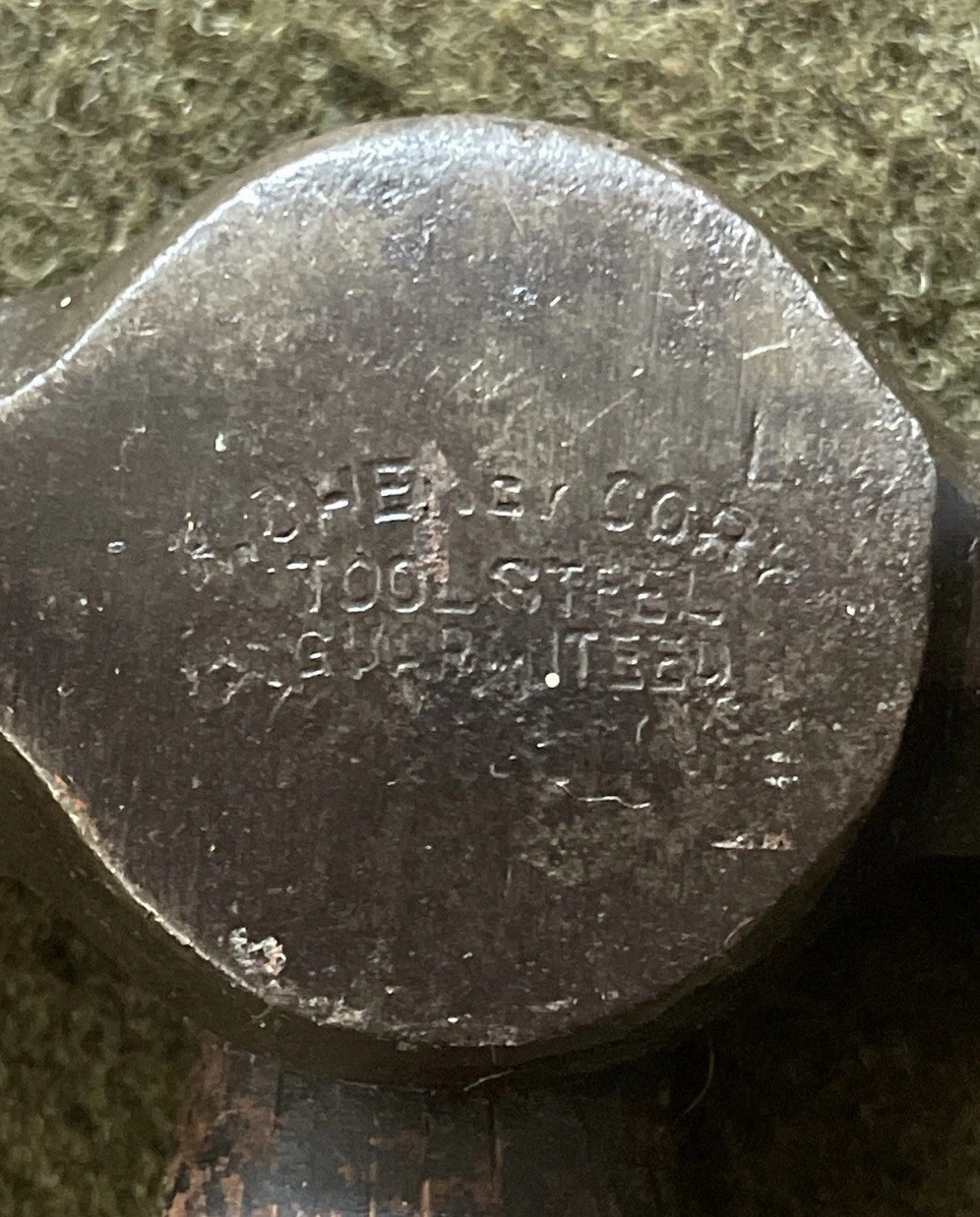 Vintage Henry Cheney Corp. Machinists Ball Peen Hammer 396 Orig NY 🇺🇸 Nice!